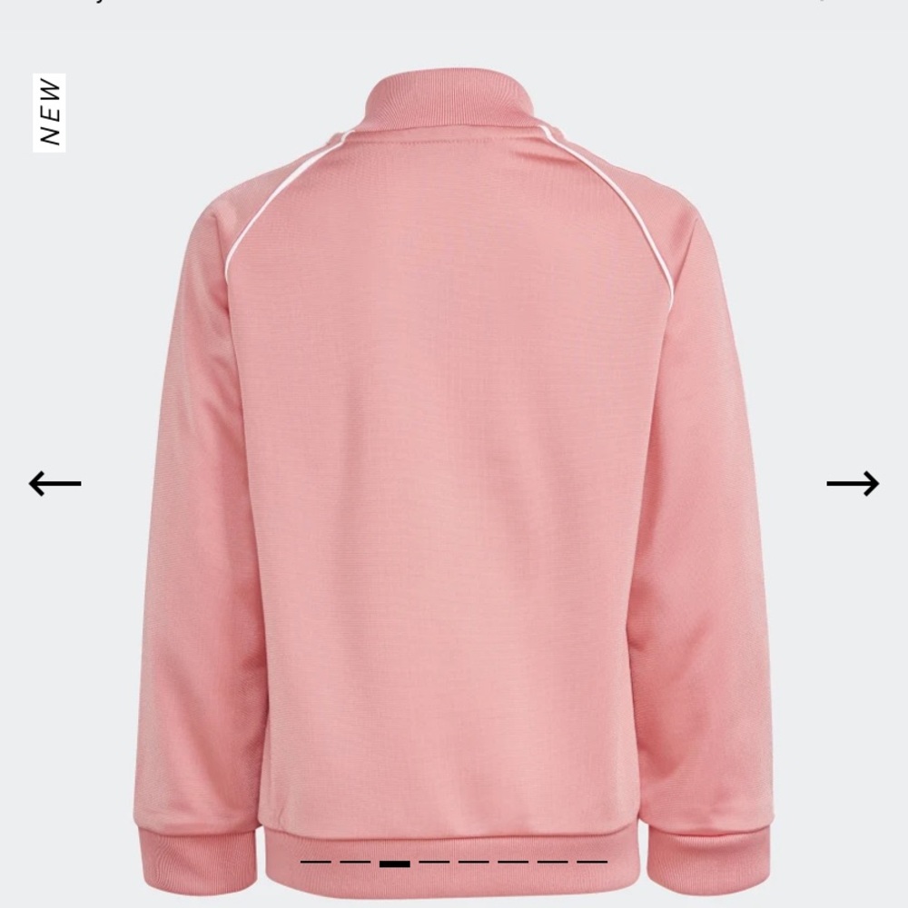 Adidas pink track suit top